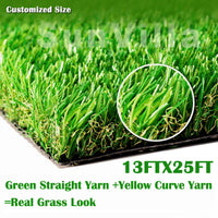 SunVilla Realistic Indoor/Outdoor Artificial Grass/Turf 13 FT x 25 FT (325 Square FT)